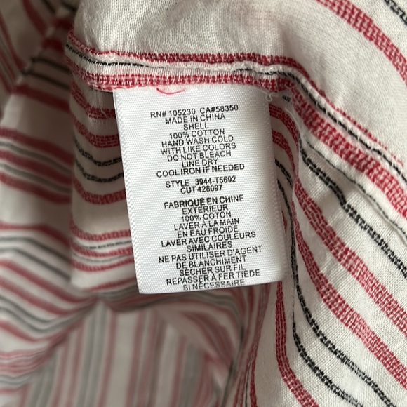 Joie Stripe Peasant Top - Picture 6 of 6